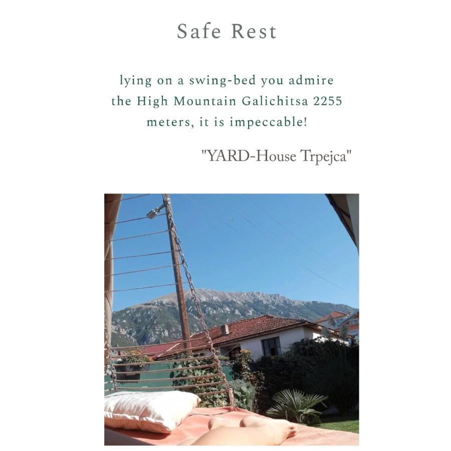 Yard House Trpejca Hotel Ohrid Buitenkant foto